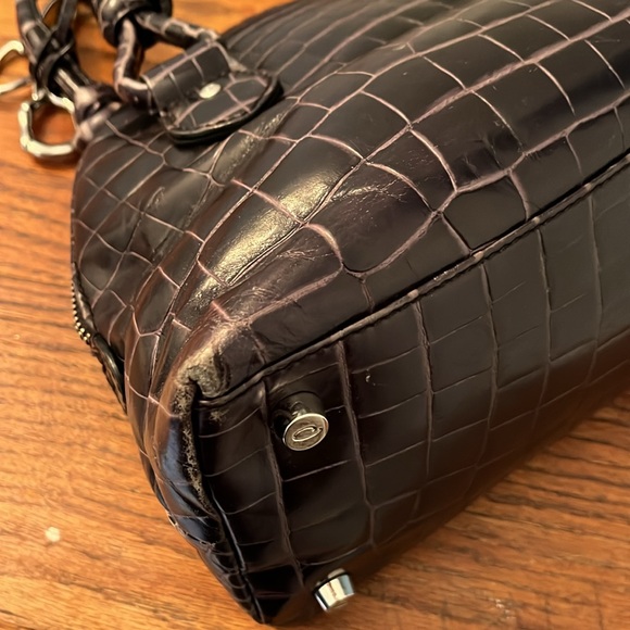 Vintage Oscar De La Renta leather bag - Picture 6 of 14